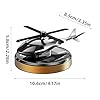 Helicopter Solar Car Air Freshener, Rotating Dashboard Aromatherapy Diffuser, Solar-Powered Helicopter Perfume Ornament for Car RV Truck, Decorative Vent Accessory for Travel #1
