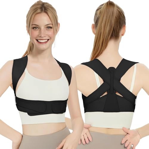 FHOCSLO Posture Correcteur Dos Femmes et Hommes, Ceinture Maintie...