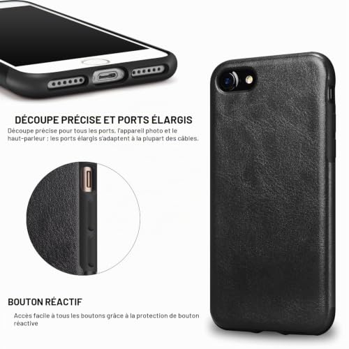 Coque iPhone 7 silicone TENDLIN pour usage quotidien
