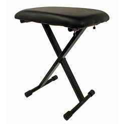Banquette Siège Tabouret Noir pour Piano & Synthé ~ Neuf & Garantie - Les Beatles, Paul McCartney, John Lennon, RIngo Starr, George Harrison
