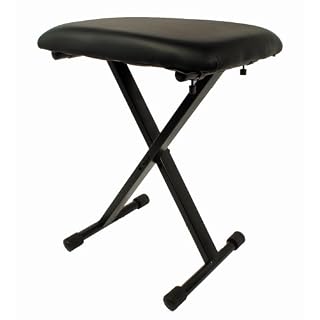 Banquette Siège Tabouret Noir pour Piano & Synthé ~ Neuf & Garantie - Les Beatles, Paul McCartney, John Lennon, RIngo Starr, George Harrison