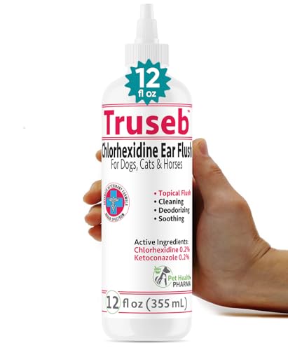 Truseb Maximum Strength Dog Ear Infection Treatment Flush, Cat & Dog E