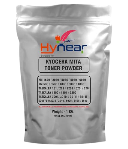 Image of Ultra Dark Black Toner Powder Suitable for Kyocera Mita KM1620 /5035 /5050 /KM530 TASKALFA 181 /221 /2201 / 520i / 620i /TASKALFA 1800 /1801 /2200 /ECOSYS-M2035 /2040 /6025 Printers(Pack of 1) (1 Kg)