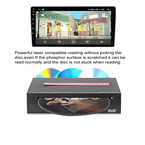 12V Av Input Universal Car Dvd Player Machine, External Cd Dvd Player For Car Radio Android Navigation/Tv External Stereo For Android With Remote Control (12V Power Supply And Av Input Can Be Used) #TOP4