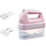 Photo Gallery miscelatore elettrico portatile da 200 w, impostazioni a 5 marce e boost turbo, motore a tutto campo con sistema di raffreddamento di sicurezza, include custodia e accessori di stoccaggio pink Photo Gallery miscelatore elettrico portatile da 200 w, impostazioni a 5 marce e boost turbo, motore a tutto campo con sistema di raffreddamento di sicurezza, include custodia e accessori di stoccaggio pink