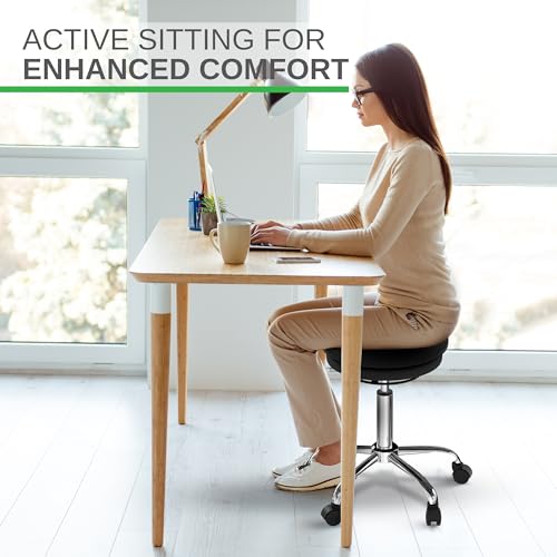 Wobble Stool Standing Desk Chair, Flexible Seating Adjustable Office Ergonomic Desk Stool Wobble Stool for Classroom Seating, Active ADHD Wobble Chair - Thumbnail 5