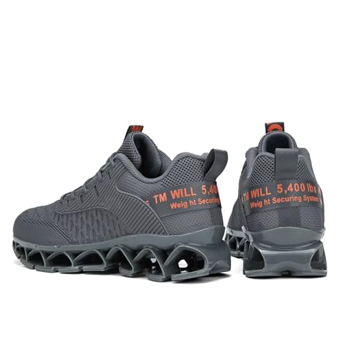 Image of Vooncosir Men's Fashion Sneakers Breathable Mesh Running Shoes Blade Non Slip Soft Sole Casual Athletic Walking Shoes
