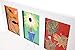 Articulate Gallery Triple Children's Artwork Frame, Fits Three 9 x 12’’ artwork, an award-winning slot sided picture frame for the instant display of 2D and 3D children’s artwork