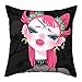 Abstrakcyjna pani zdjęcie poszewka na poduszkę nowoczesne kobiety drukowane poszewki na poduszki domowa sofa krzesło dekoracyjne poszewki na poduszki 45x45cm-2