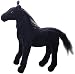 MTWERS Peluche Cheval farcie Cheval Sauvage Cheval Poulain réaliste farcie Vie Peluche Peluche Jouet Grand Cadeau pour Enfants Amis (Couleur: C-40cm) Yuechuang