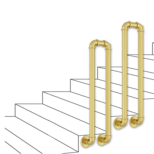 Rampe d'escalier 1 marche en U pour balustre intérieur et extérieur
