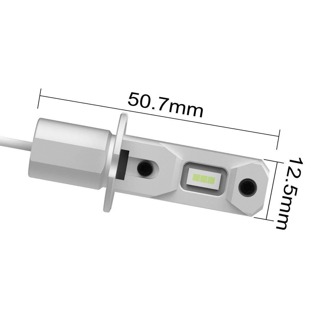 新改良CSP 搭載 24V H3 LEDフォグランプ ショートバルブ