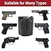 Upgraded Ankle Holster for Concealed Carry, Fits Glock 43 26 19, SIG P365, Bodyguard 380, Ruger LCP, Springfield, 9mm 380, Shield 9mm,and Most Other Pistol, Right Left Hand Draw