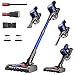 STANEW Aspirapolvere a Bastone Senza Fili, 350W Potente Aspirazione 35 kPa, Leggero 2.4 kg con Batteria Rimovibile e Supporto a Parete, per Peli di Animali, Auto, Divano, Tappeti e Pavimenti Duri