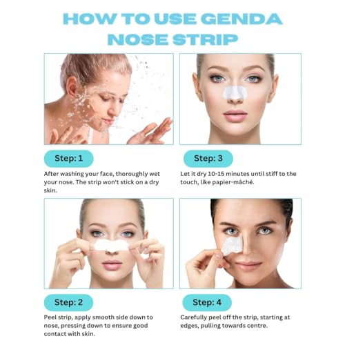 Genda Blackhead Remover Nose Pore Strips For Deep Cleansing thumb #4
