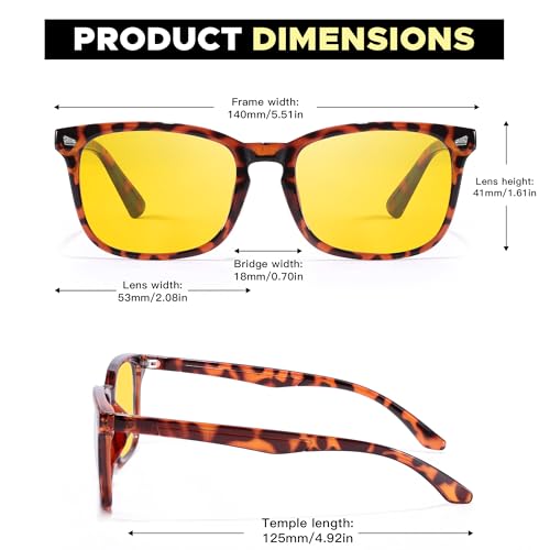 Save 12% on LVIOE 2-Pack Night Vision Driving Glasses - Image 3