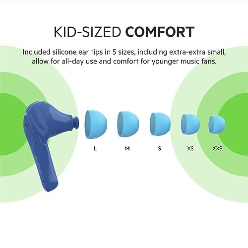 Belkin PAC003BTBL Soundform Nano - Bluetooth Earbuds For Kids thumb #3