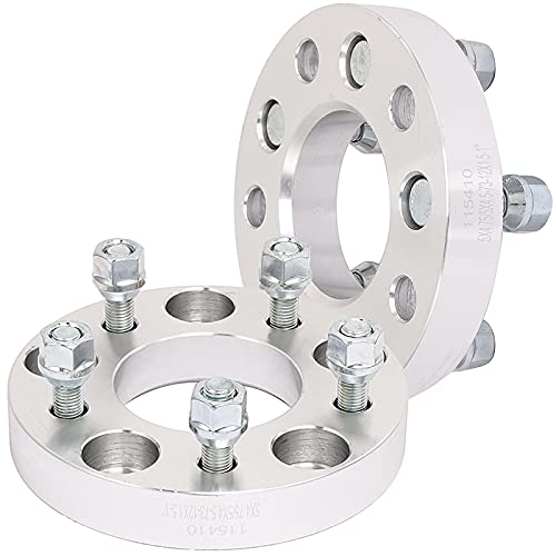 OCPTY 5x4.75 to 5x4.5 Wheel Adapters 1 inch 5 lugs with 12x1.5 studs 73mm fits 1982-2002 for Camaro 1990-2005 for Jimmy - 2PCS
