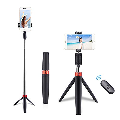 Photron Mobile Stedy 500 Tripod with Smart-Phone Holder |Travelling | Maximum Operating Height: 710mm(2.3Feet) | Weight Load Capacity: 300g, Bluetooth Controller Included-image-42