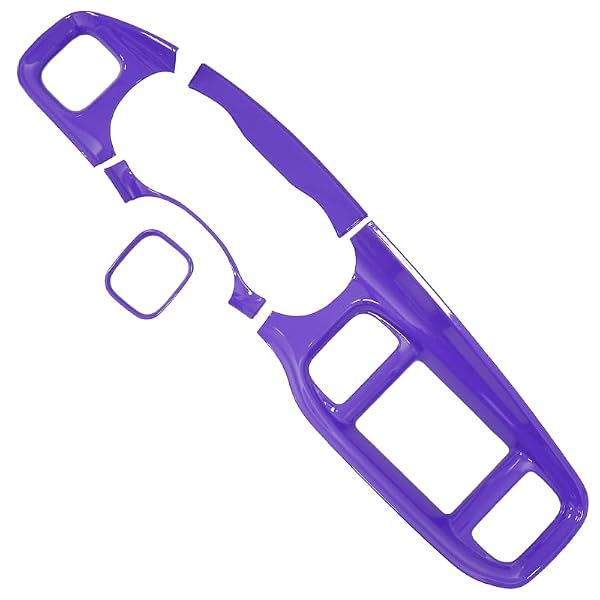 Barong for Dodge Charger 2015-2024 Accessories Charger Center Consoles Dash Board Dashboard Instrument Trim (Purple) by Generic - Used condition - Image 2