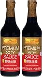 Lee Kum Kee Helle Sojasauce Premium – Würzsauce auf Sojabasis – 1 x 500 ml (Packung mit 2)
