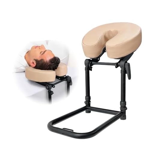 AOSSA Massage Headrest for Bed Face Cradle, Home Mattress Top Massage Kit, Face Cushion for Massage Face Down, Adjustable Salon Head Rest & Support for Mattress, Eye Surgery Recovery Equipment