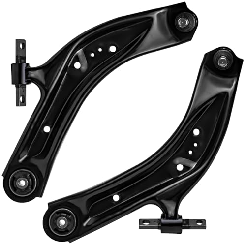 Image of Detroit Axle - 4pc Front End Control Arms Kit for 2014-2019 Nissan Rogue 2017-2019 Rogue Sport 2017-2019 Qashqai 2 Lower Control Arms w /Ball Joints 2 Sway Bar Links Replacement