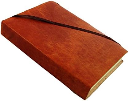 Antique Leather Journal with Parchment Paper (7"x5") Mt. Vernon Series By Viatori