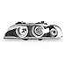 PENSUN Headlights LED Halo Projector Black Fit For 1996-2003 BMW E39 525I 528I 530I M5 Pair Driver and Passenger Side