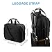 BAGSMART 17.3 Inch Laptop Bag, Expandable Computer Bag Laptop Briefcase Men Women,Laptop Shoulder Bag,Work Bag Business Travel Office, Black
