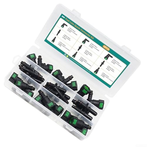 Conectores de combustible de 8mm para evitar pérdidas de presión con uniones SAE codo y recto 4