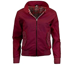 WearAll Vintage Harrington Jacket Unisex XS-4XL Classic Retro Scooter 1970s Bomber Tartan Lining