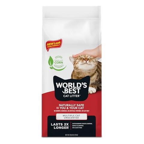 World's Best Cat Litter, Clumping Litter Formula, 28-Pounds Cover