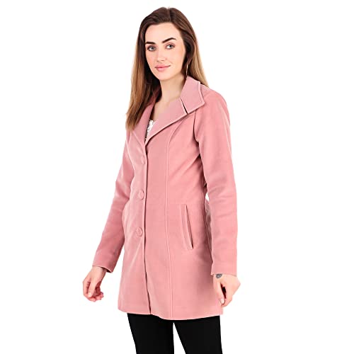 Image of Leather Retail Long Winter Wear Velvet Jacket For Women