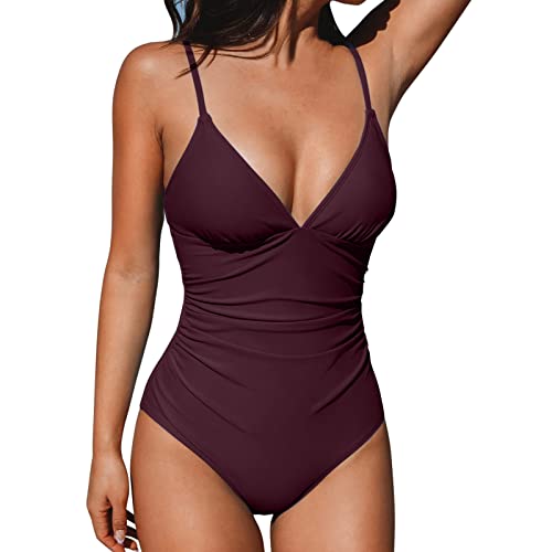 Maillot de bain 1 piece gainant pour femme sculptant son ventre plat