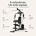 Imagen de Estación musculación multifunción poleas 132 × 95 × 202 cm