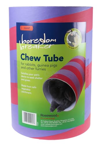 Rosewood Boredom Breaker Giant Chew Tube for Small Animals
