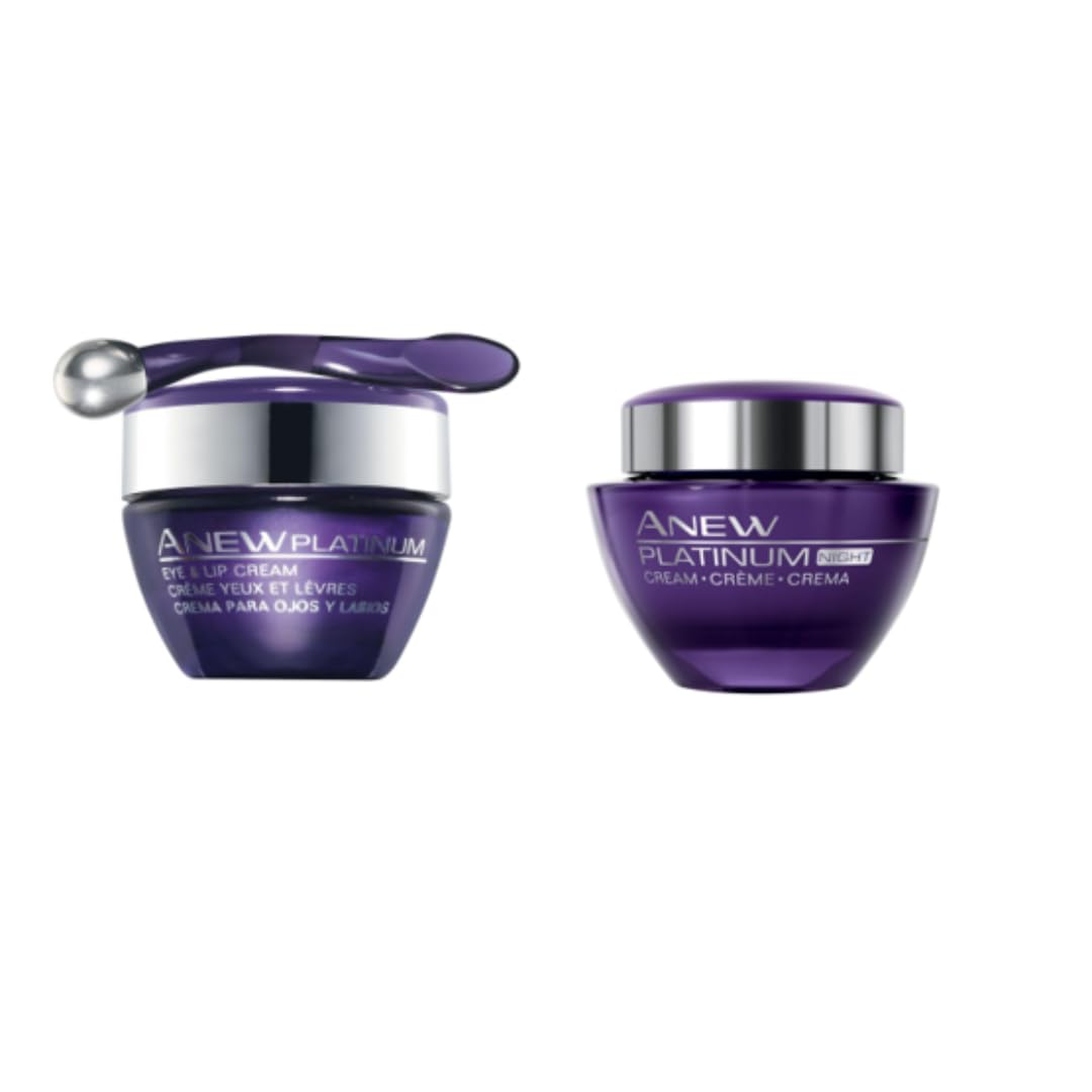 AVON Anew Platinum Night Cream + Platinum Eye and Lip Cream