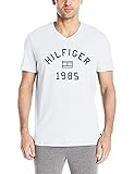 Tommy Hilfiger Denim Men's Short Sleeve Graphic Logo V-Neck T-Shirt