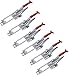 6-Pack 2000lbs Capacity Heavy Duty Toggle Clamps, Adjustable Latch U Bolt Self-lock Toggle Latch,Tire Carrier Latch,6pack 431 SKYCK