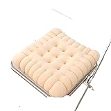 Generisch Bodenkissen Zum Sitzen,Sitzkissen Boden Verdicktes Kissen mit und Keks, langes Sitzkissen, praktische Bodenmatte for Privatunterkünfte, rechteckiges(Beige)