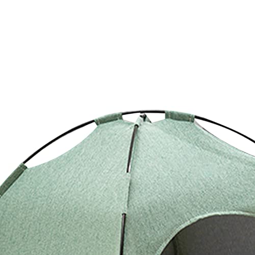 Pet Tent Ventilação Grande Espaço Lavável para Gatos Casa Macia para Casa (Verde)