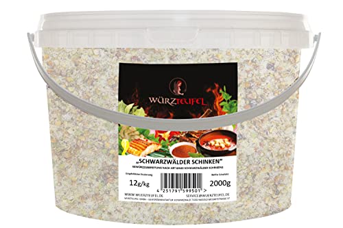 Schwarzwälder Schinken - Gewürzzubereitung, Schwarzwalder Rohschinken - Gewürz. PE - Eimer 2000g...