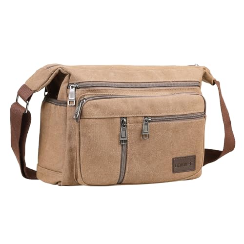 BOMKEE Umhängetasche Herren Schultertasche...