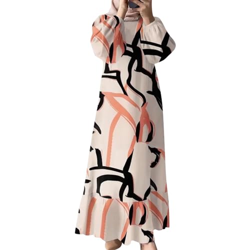 NaLatia Djellaba Femme Ramadan Abaya Femme Musulmane Priere Islamique Marocaine Robe Longue Caftan Chic et Elegant Robe de Priere Musulmane Abaya Dubai Jilbab...