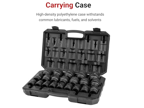 Image of TEKTON 3 /4 Inch Drive Impact Socket Set, 21-Piece | SID93301