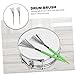 Toyvian 1pair Drum Brush Handle Steel Wire Sticks for Jazz Drums Retractable Design for Volume Control Comfortable Grip for Beginners Youth Bands