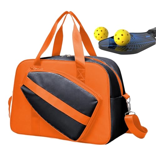 Pickleball Bolsa De Bolso | Bolso De Hombro Deportivo Para Pickleball Con Compartimento Para Zapatos | Bolsa De Transporte Para Pagales Raquetas Con Correa Desmontable Para Deporte Gimnasio