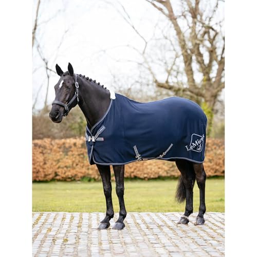 LeMieux Kudos tapis isotherme en bambou bleu marine cheval