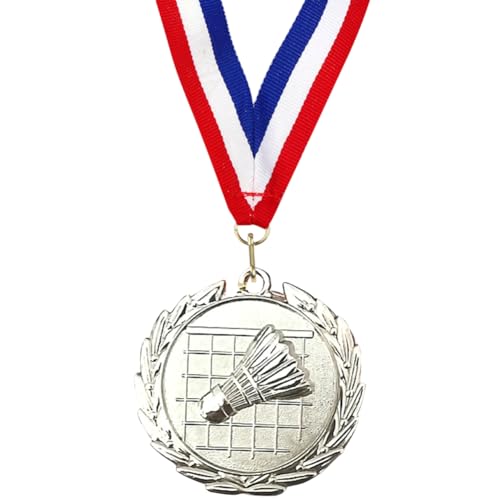 JUCHRZEY 5 cm Badminton-Medaille Gold/Silber/Bronze-Medaille mit Halsband, Sportmedaillen, Badminton-Auszeichnungsmedaillen for Spiele, Sportwettkämpfe JUCHRZEY 5 cm Badminton-Medaille Gold/Silber/Bronze-Medaille mit Halsband, Sportmedaillen, Badminton-Auszeichnungsmedaillen for Spiele, Sportwettkämpfe